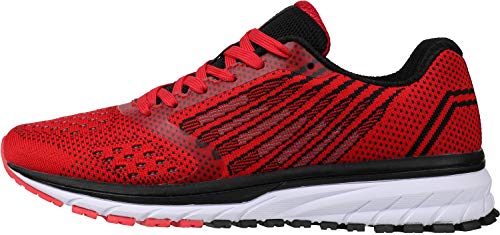 Detalle de WHITIN Laufschuhe Turnschuhe Herren Damen Rot 45 – Vielseitig und atmungsaktiv