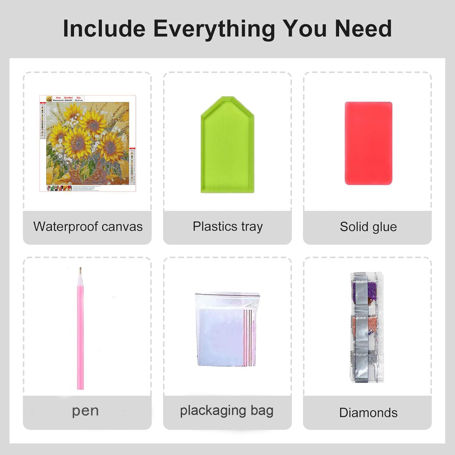 Thumbnail 6 de RYMILIE Diamond Painting Kit, 14 x 14 in