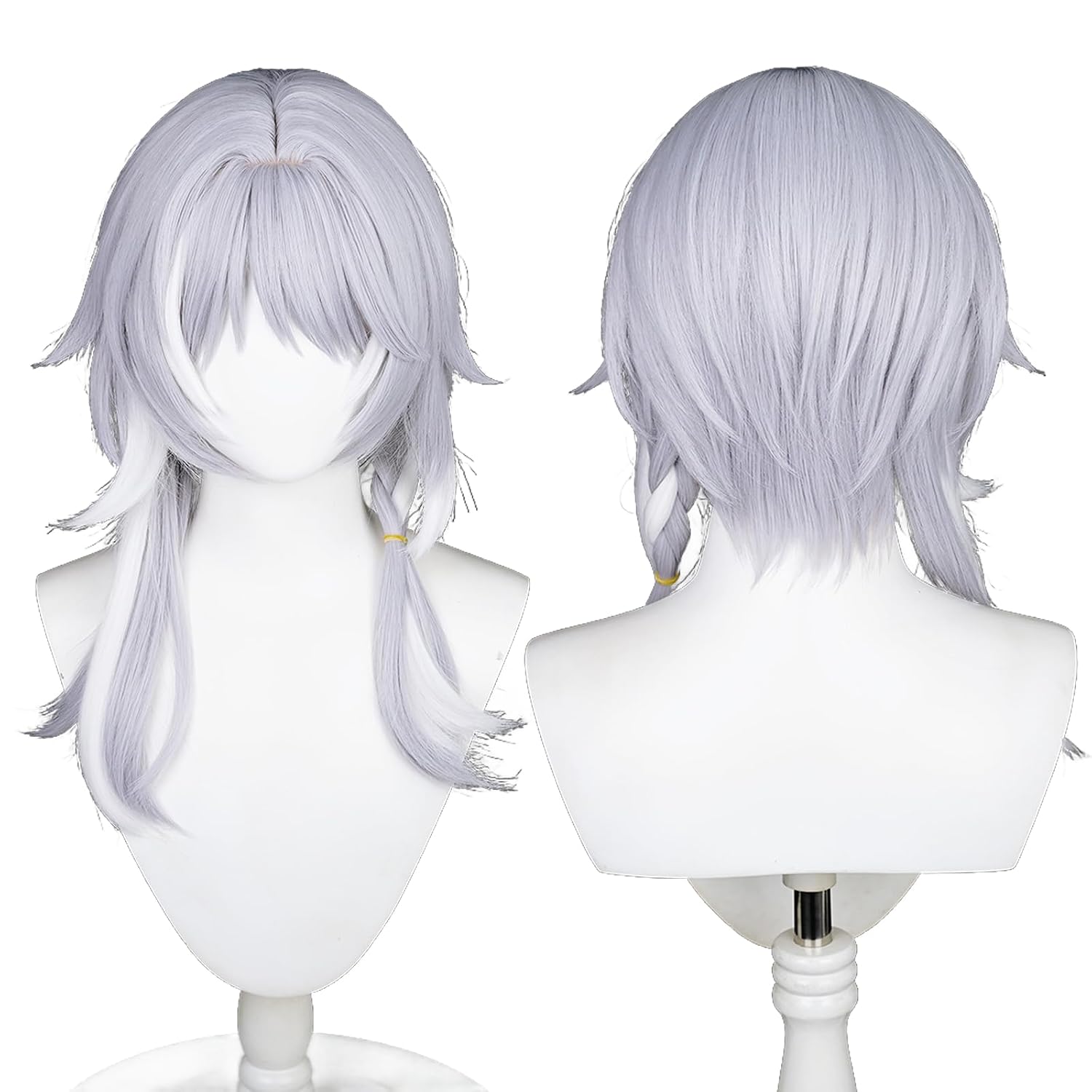 Detalle de Honkai Star Rail Charakter Cosplay-Perücke (Cipher) – hitzebeständige Anime-Perücke, verstellbare Kappe