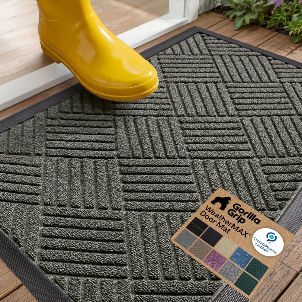 Detalle de Gorilla Grip WeatherMax Doormat 17x29 ๐