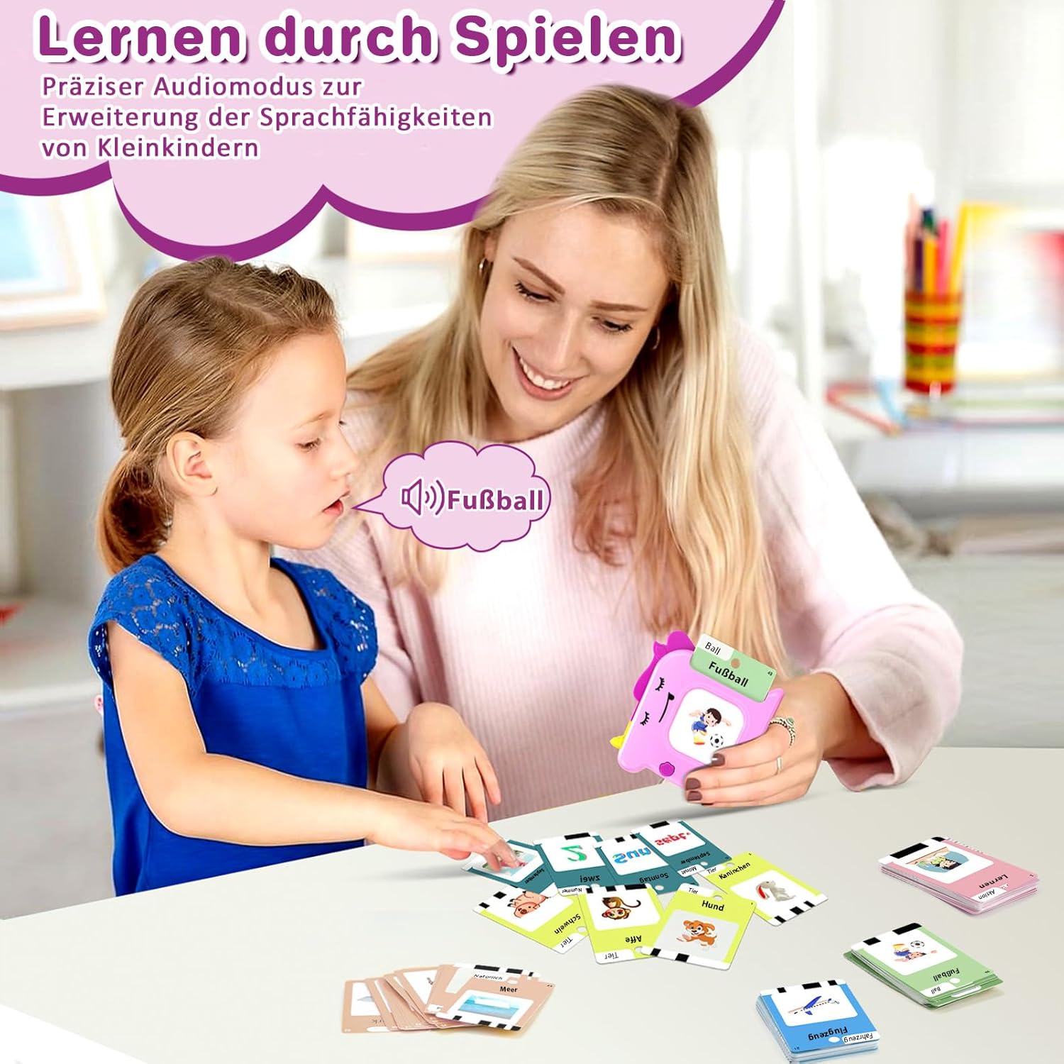 Detalle de Sprechende Lernkarten Deutsch 420 Wörter