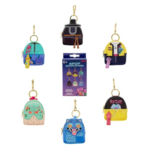 Detalle de Funko Loungefly Charm pour sac à dos Netflix - KPOP Demon Hunters (Rumi, Derpy, Saja Boys) | Boîte mystère officielle