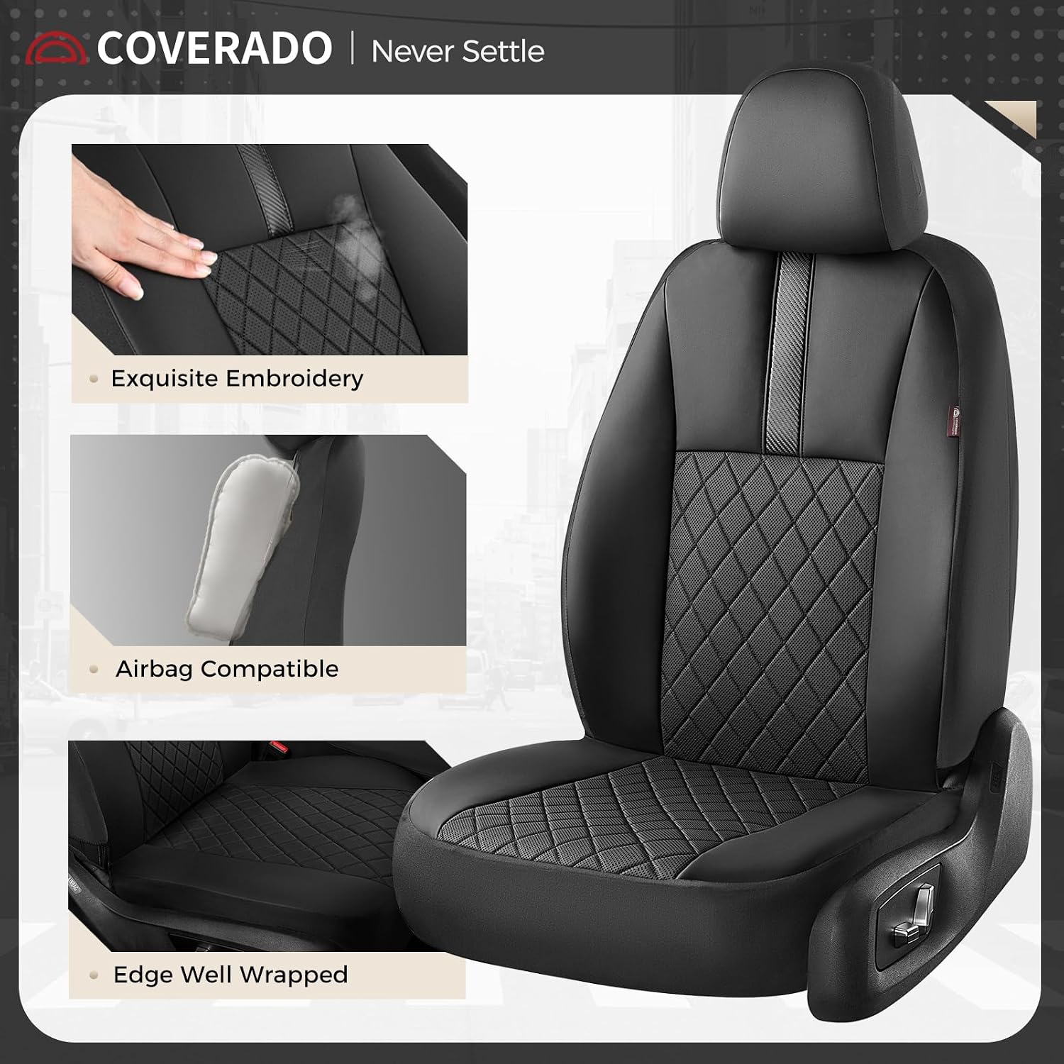 Detalle de Coverado Car Seat Covers Full Set