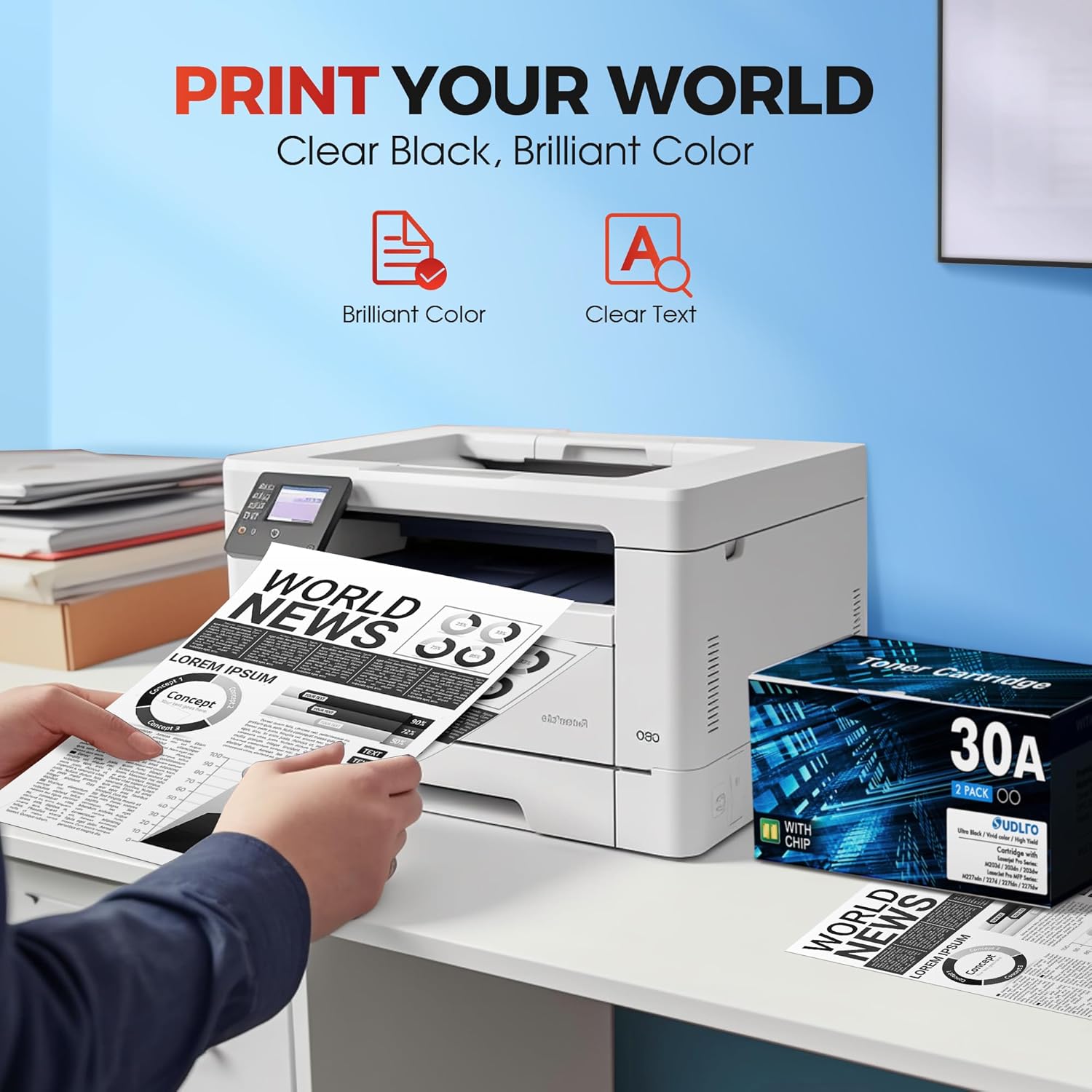 Thumbnail 4 de CF230A 30A Black Toner Cartridge for HP Printers 🖨️