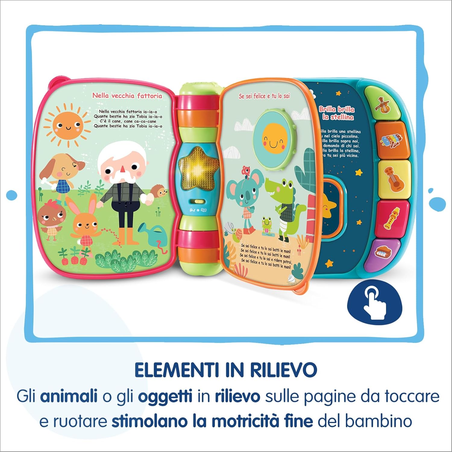 Thumbnail 2 de VTech Il Mio Primo Libro Interattivo – Le Mie Tenere Canzoncine: Libro musicale per neonati