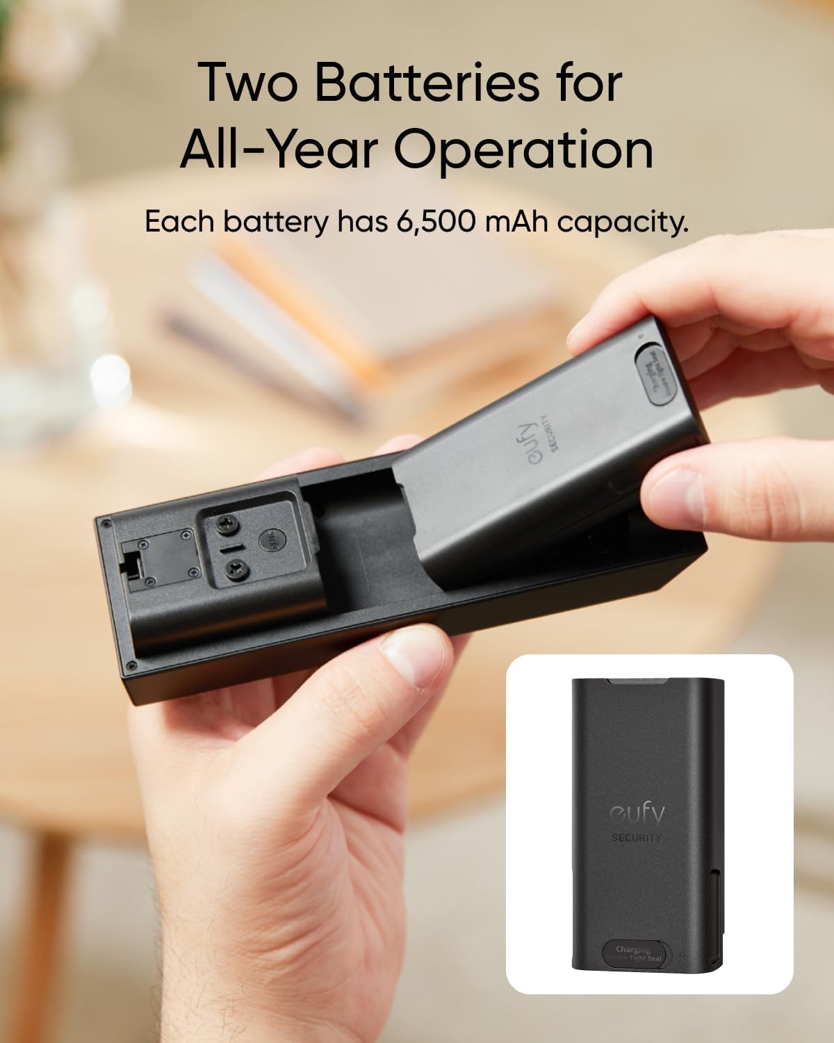 Detalle de eufy Security Video Doorbell E340: Dual Cameras, 2K HD, Battery or Wired, No Subscriptions