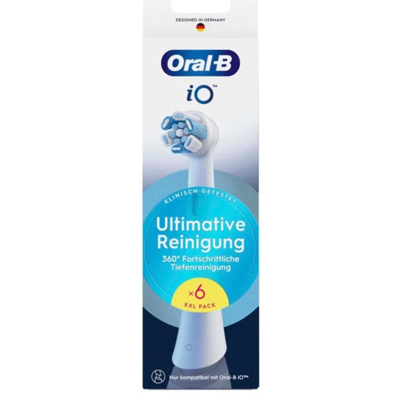Detalle 2 de Oral-B iO Ultimate Clean Pack 6 cabezales – limpieza profunda para la gama iO