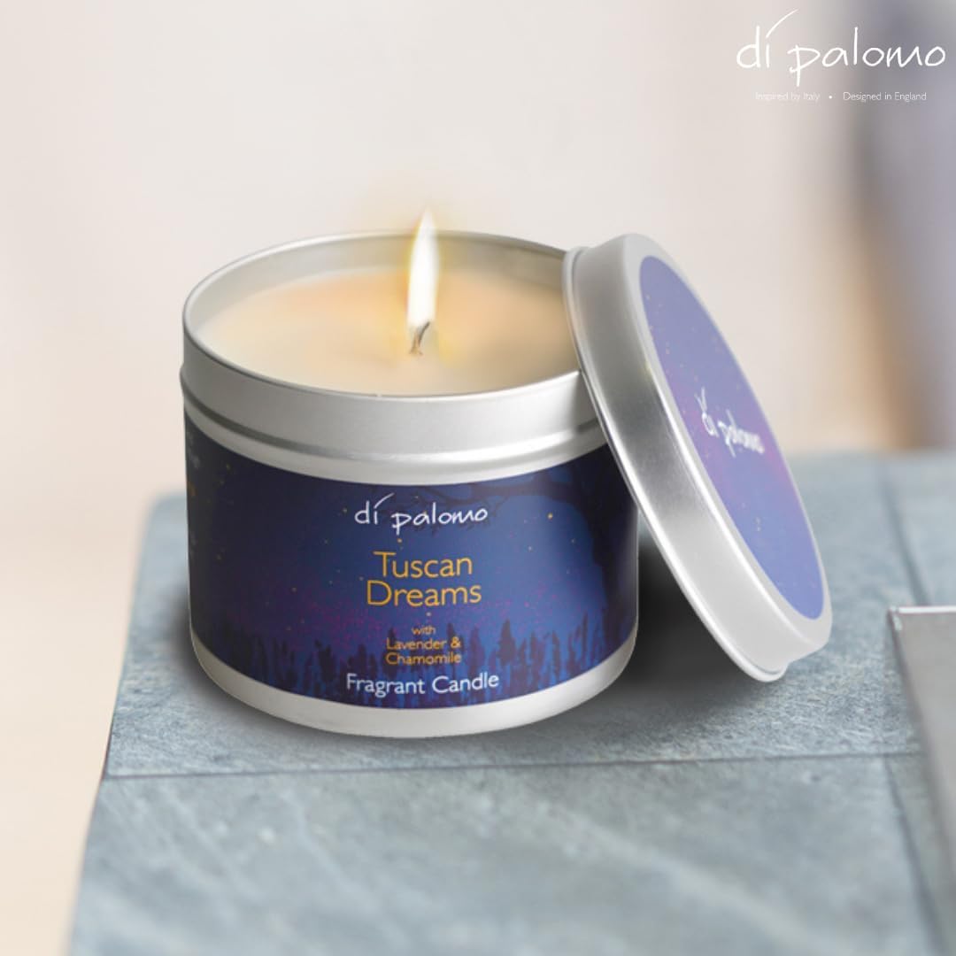 Thumbnail 6 de Di Palomo Tuscan Dreams Tin Candle (200g) – lavender & chamomile scented candle