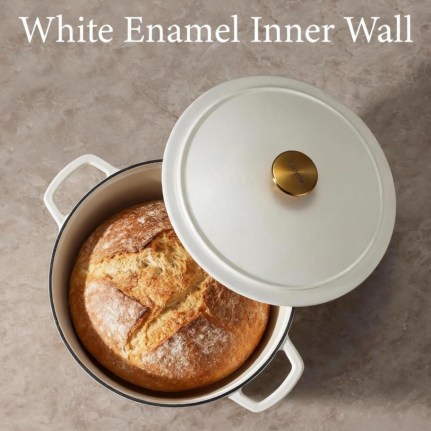 Detalle de CAROTE 5QT Enameled Cast Iron Dutch Oven