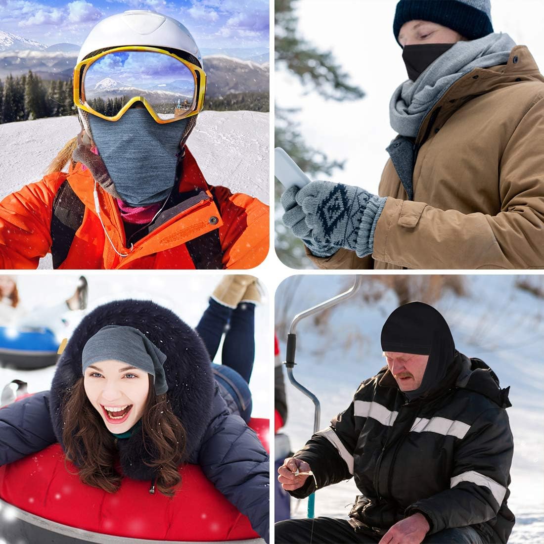 Thumbnail 5 de Winter Neck Warmer Fleece windproof gaiter for skiing