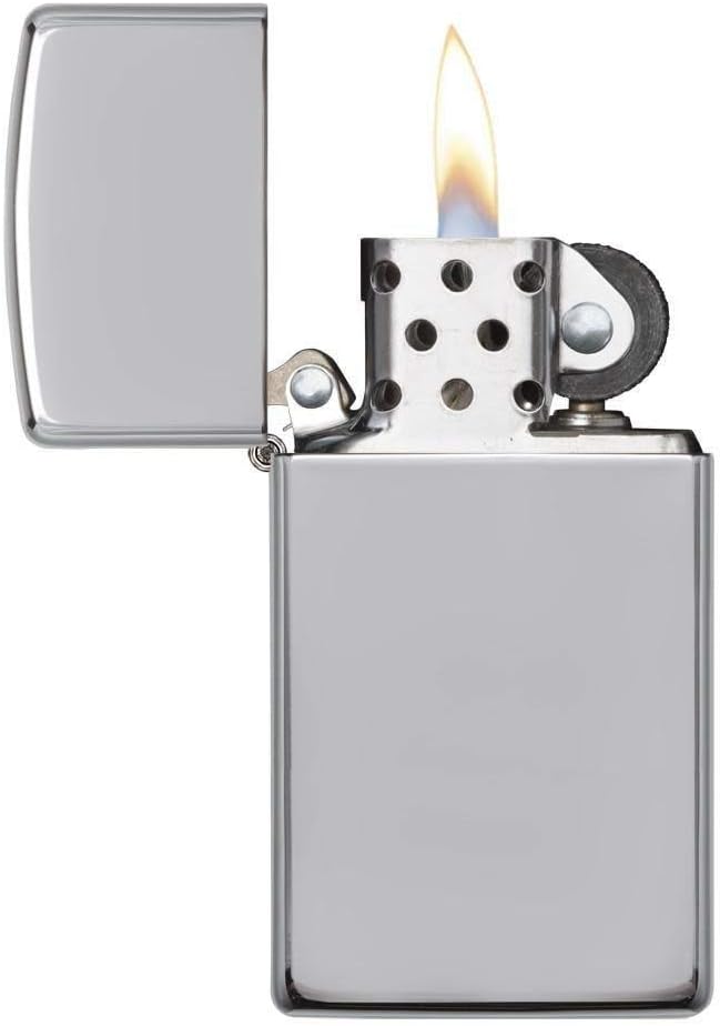 Thumbnail 2 de Zippo Slim High Polish Chrome – smukła zapalniczka sztormowa wielokrotnego użytku