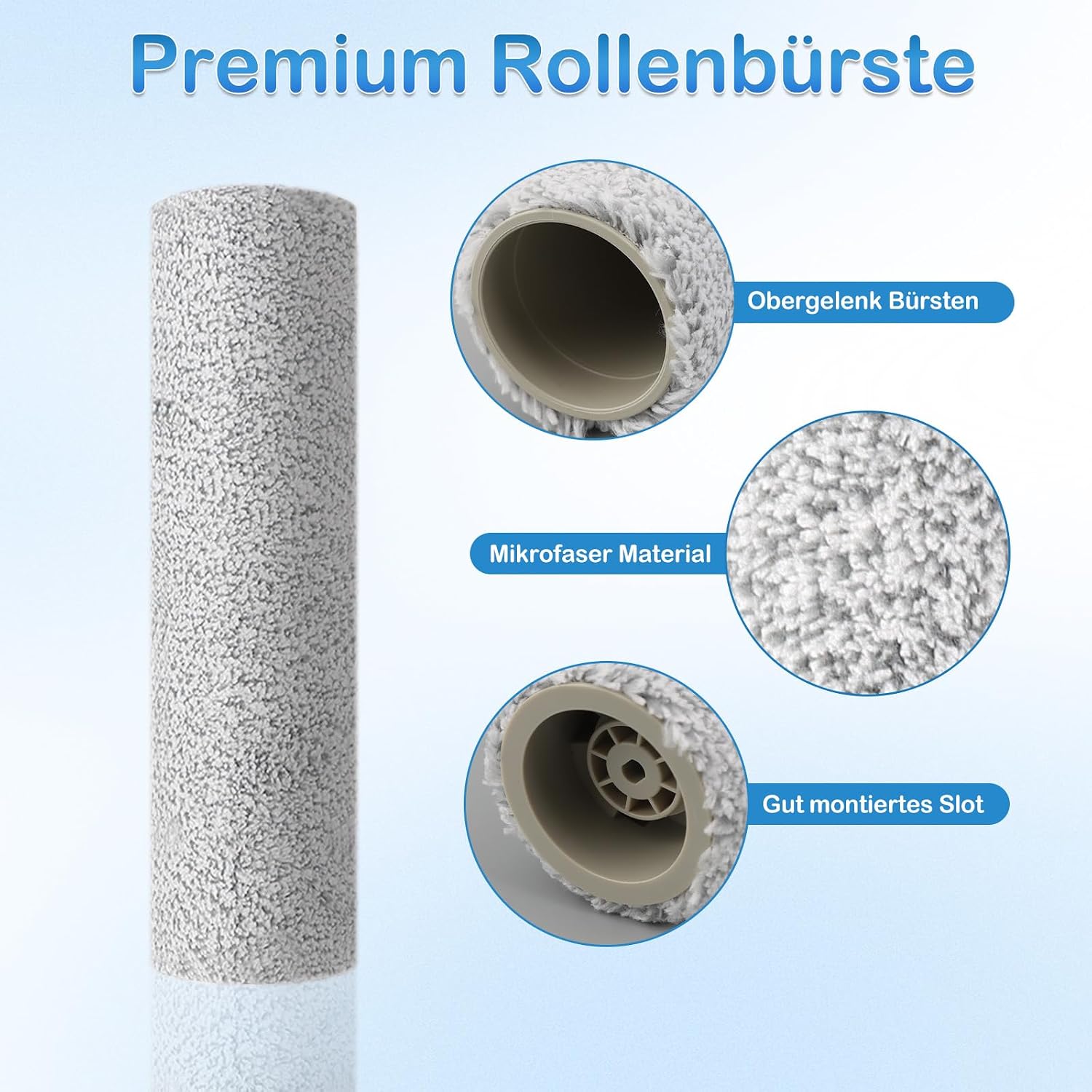 Thumbnail 2 de Estelife X8 Pro Omni Zubehörset für Ecovacs Deebot X8 Pro Omni – Komplettset mit Hauptbürste, Borstenbürste, Staubbeuteln, HEPA-Filtern und Seitenbürsten