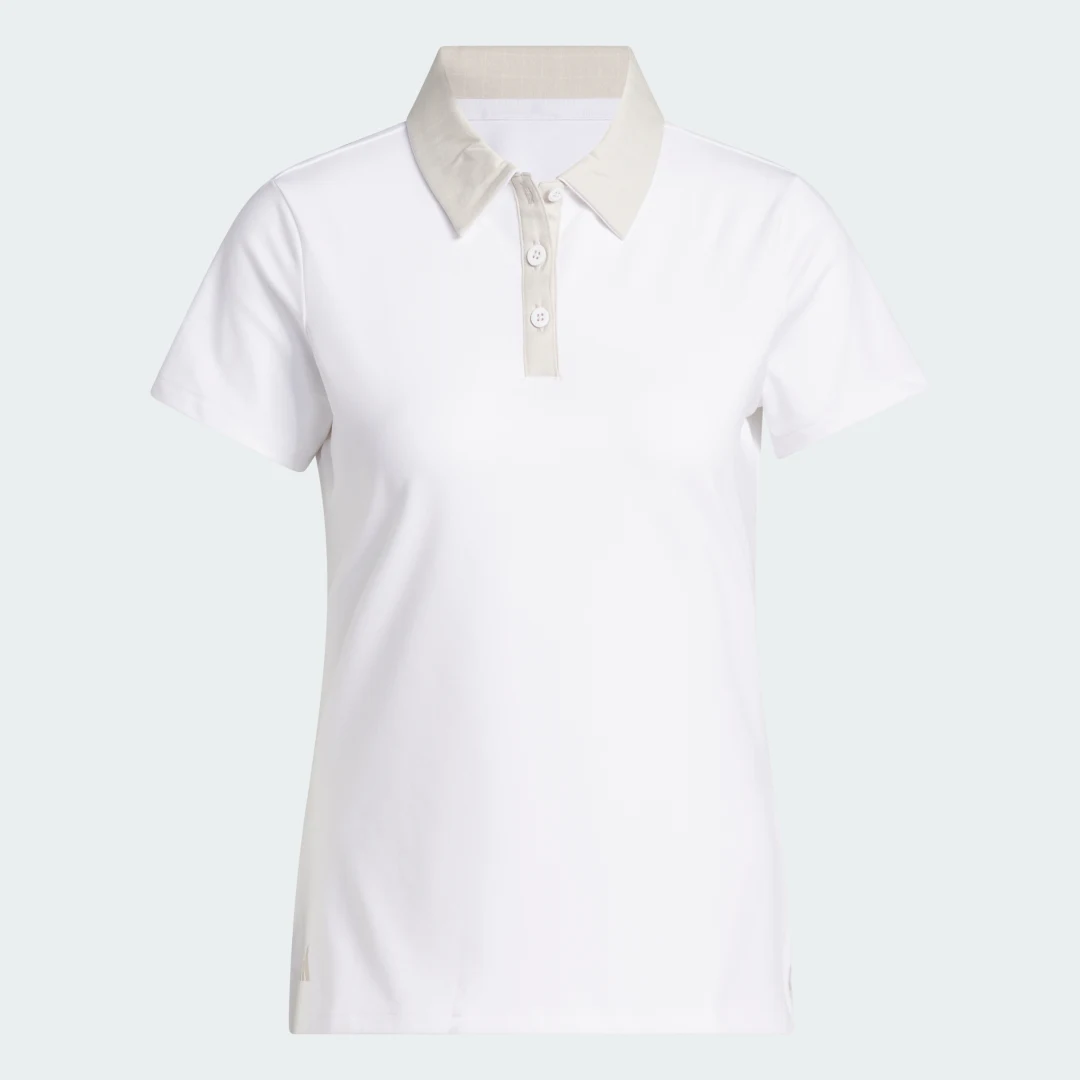 Thumbnail 3 de Polo de golf Ultimate365+ Butterspun Grid de Adidas – Beige