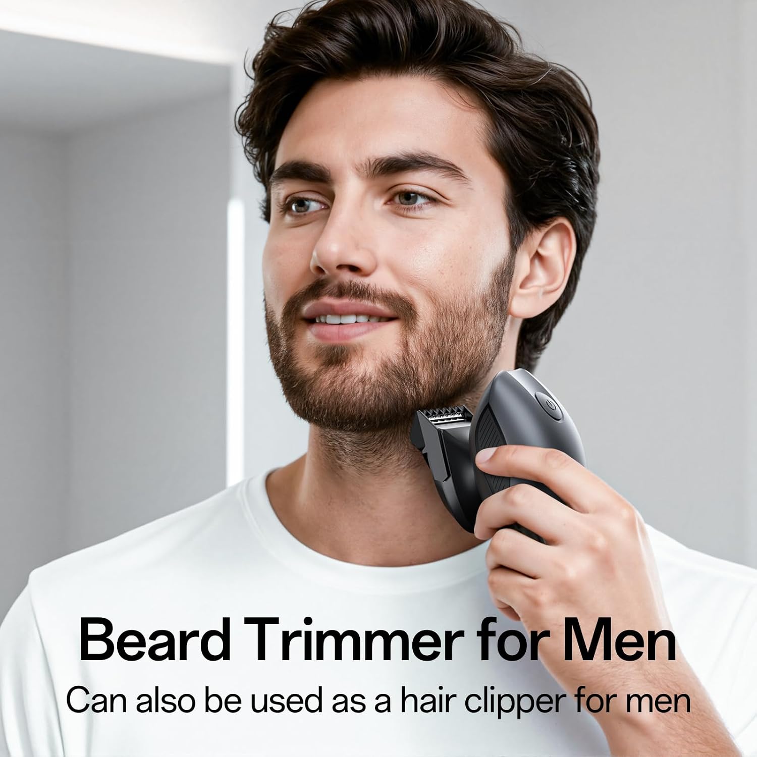 Detalle 2 de Electric Razor for Men: 5-in-1 5D Floating Head Shaver Set (Golden)