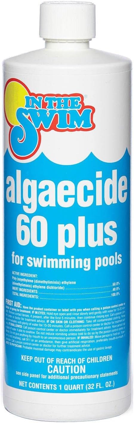 Detalle de In The Swim Y1300 Algaecide 60 Plus for Pools, 1 Quart