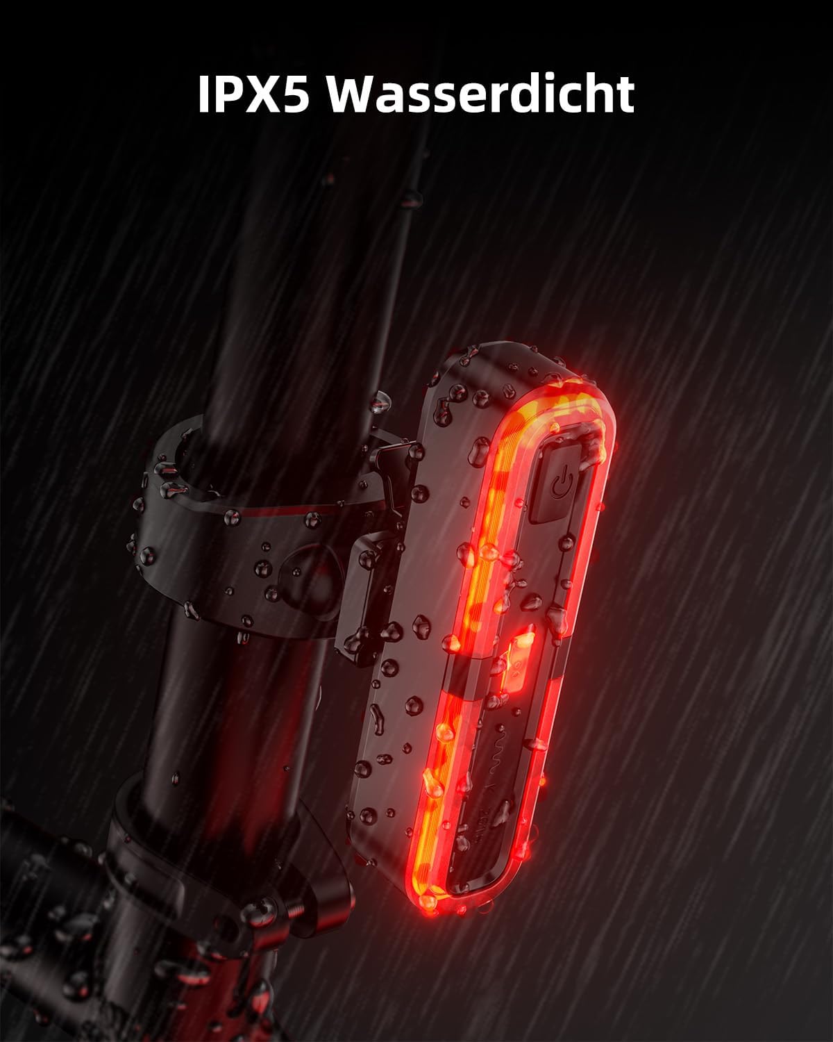 Thumbnail 5 de OnMeto Fahrrad Rücklicht Bremsblink USB-C