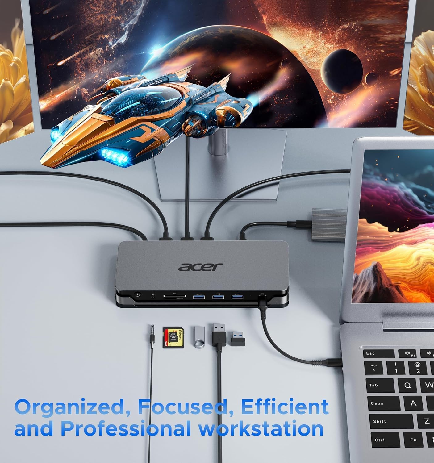 Detalle 1 de Acer Laptop Docking Station 13-in-1