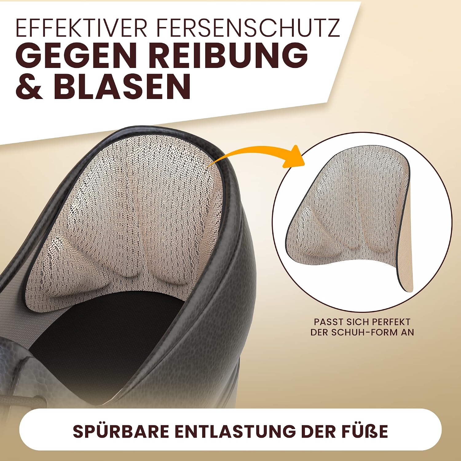 Detalle 2 de FERSENFREUND Premium Fersenpolster 6er-Set 🦶