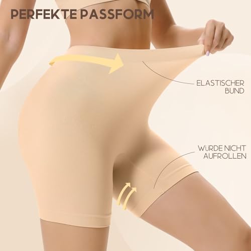 Thumbnail 3 de YouShow Pantalones Mujer Debajo de la Falda 3 Pack: Braga antirozaduras para vestir, beige