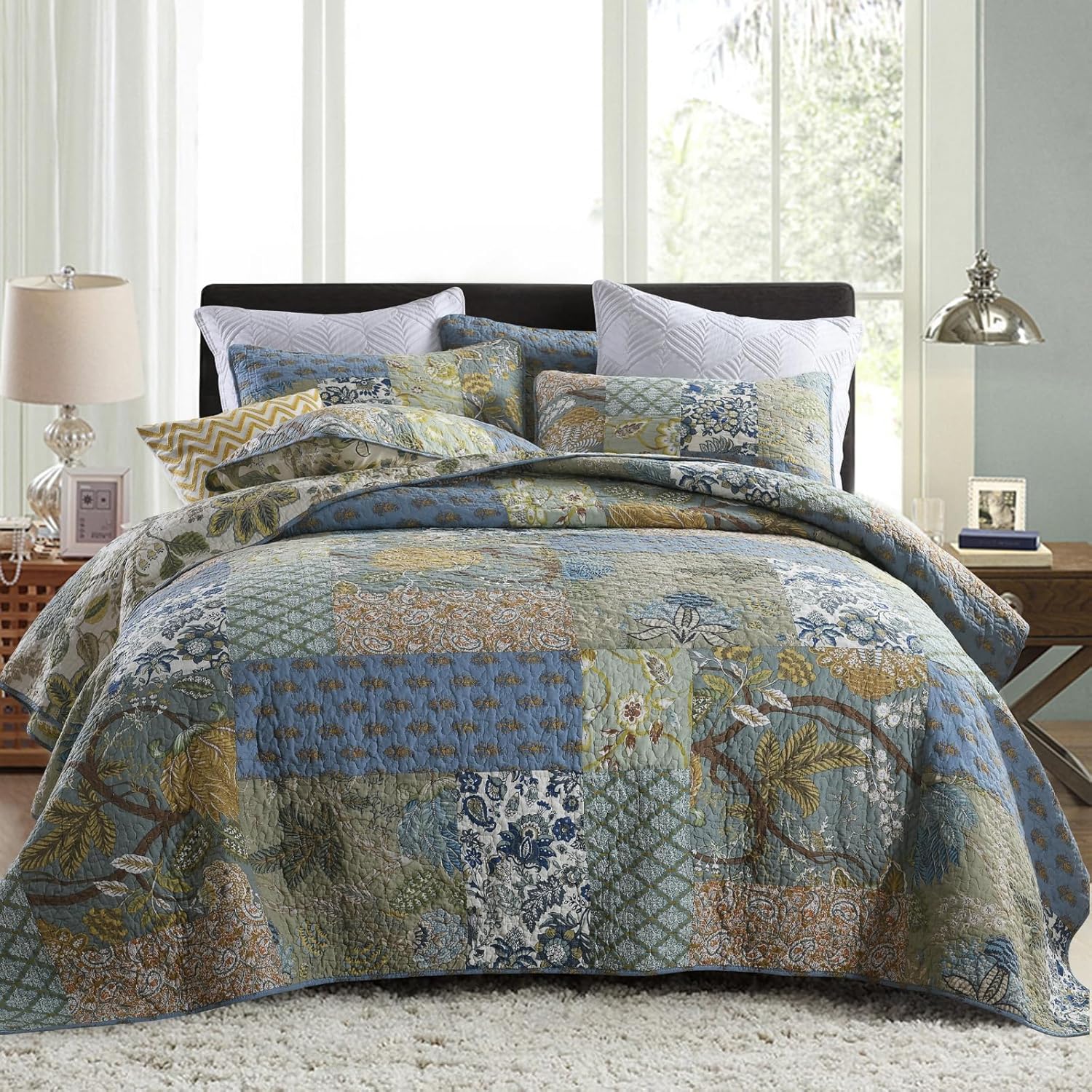 Detalle de Secgo King Size Comforter Set 96×108 in Quilt