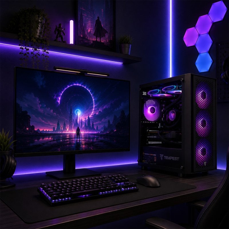 Thumbnail 1 de PcCom Ready: PC gaming con i7-14700KF, 32 GB, 1 TB SSD y RTX 5060 (Windows 11 Home)