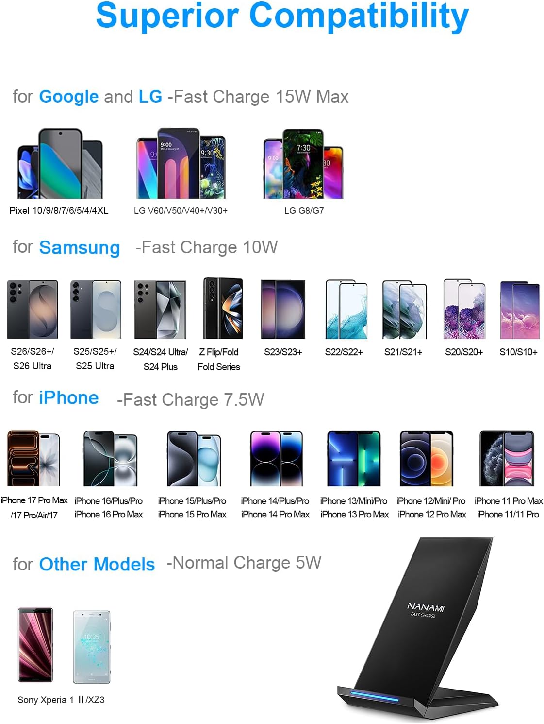Thumbnail 2 de NANAMI 15W Wireless Charger