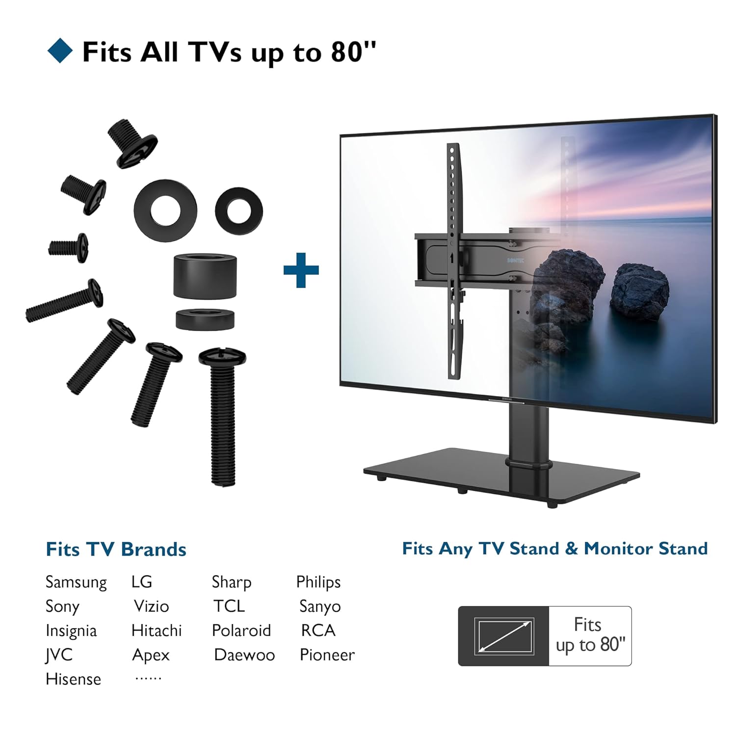Detalle 2 de BONTEC Universal TV Mounting Kit for 80-inch TVs