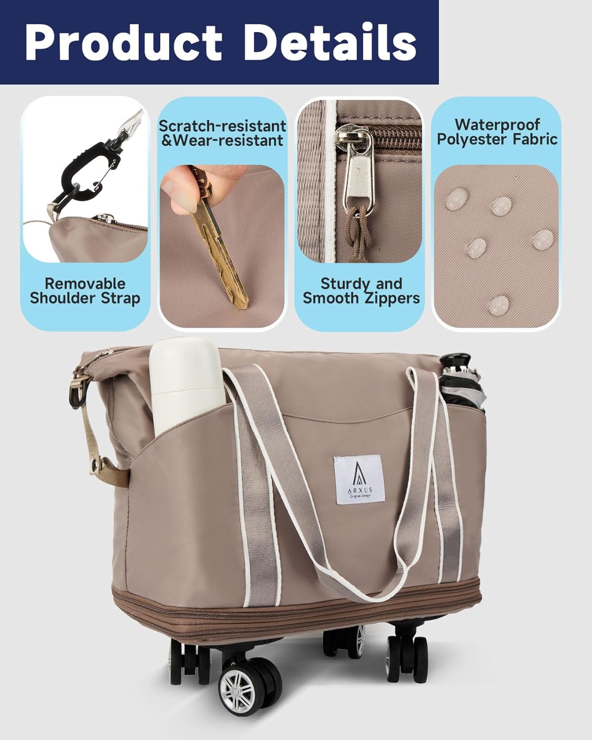 Thumbnail 5 de Arxus Reisetasche erweiterbar 55L