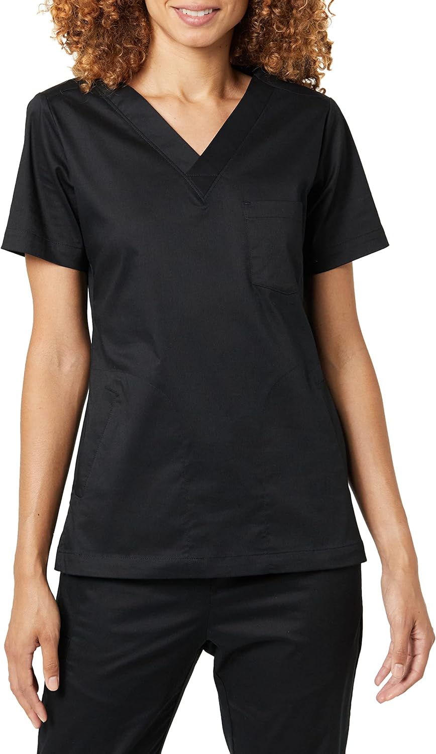 Thumbnail 3 de Amazon Essentials Women’s Classic Fit V-Neck Short Sleeve Scrub Top (Plus Size available)