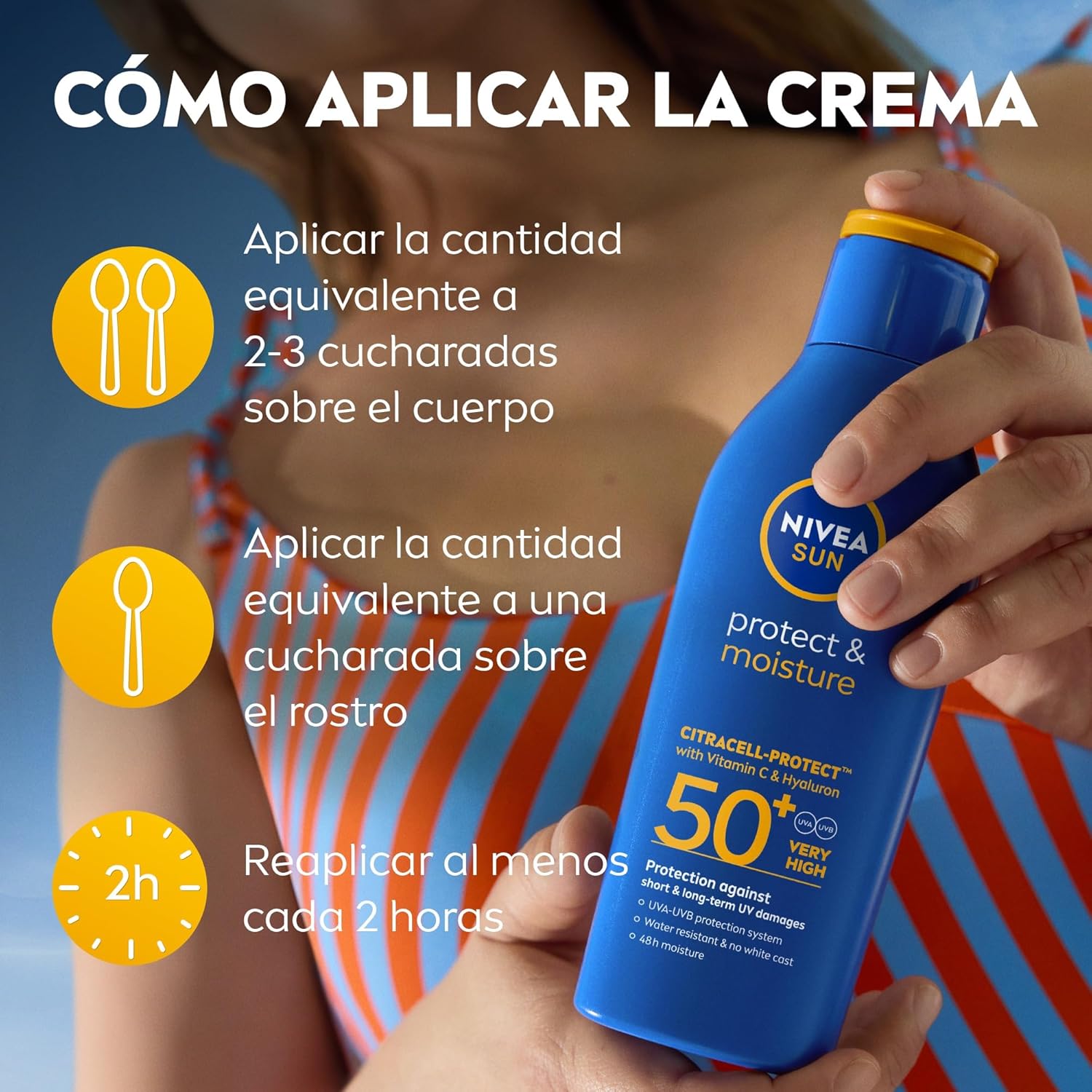 Thumbnail 4 de NIVEA SUN Protege Hidrata Leche FP50+