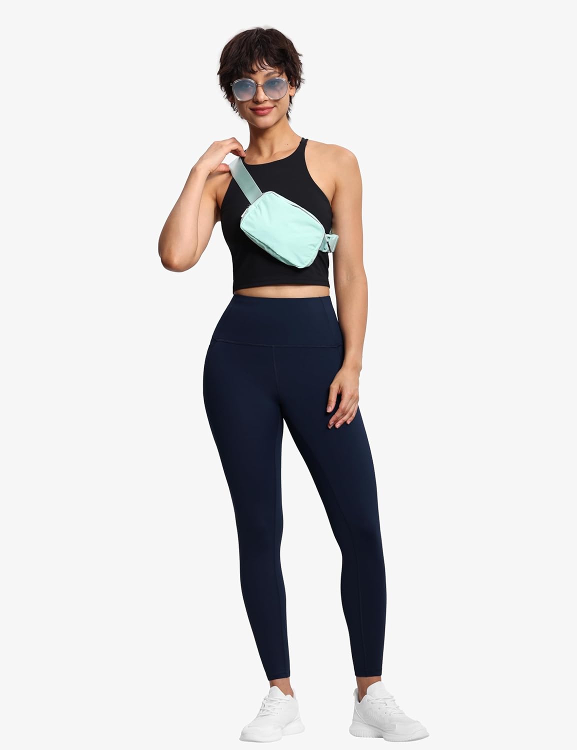 Thumbnail 4 de The Gym People leggings da allenamento con tasche e vita alta per yoga, fitness, corsa