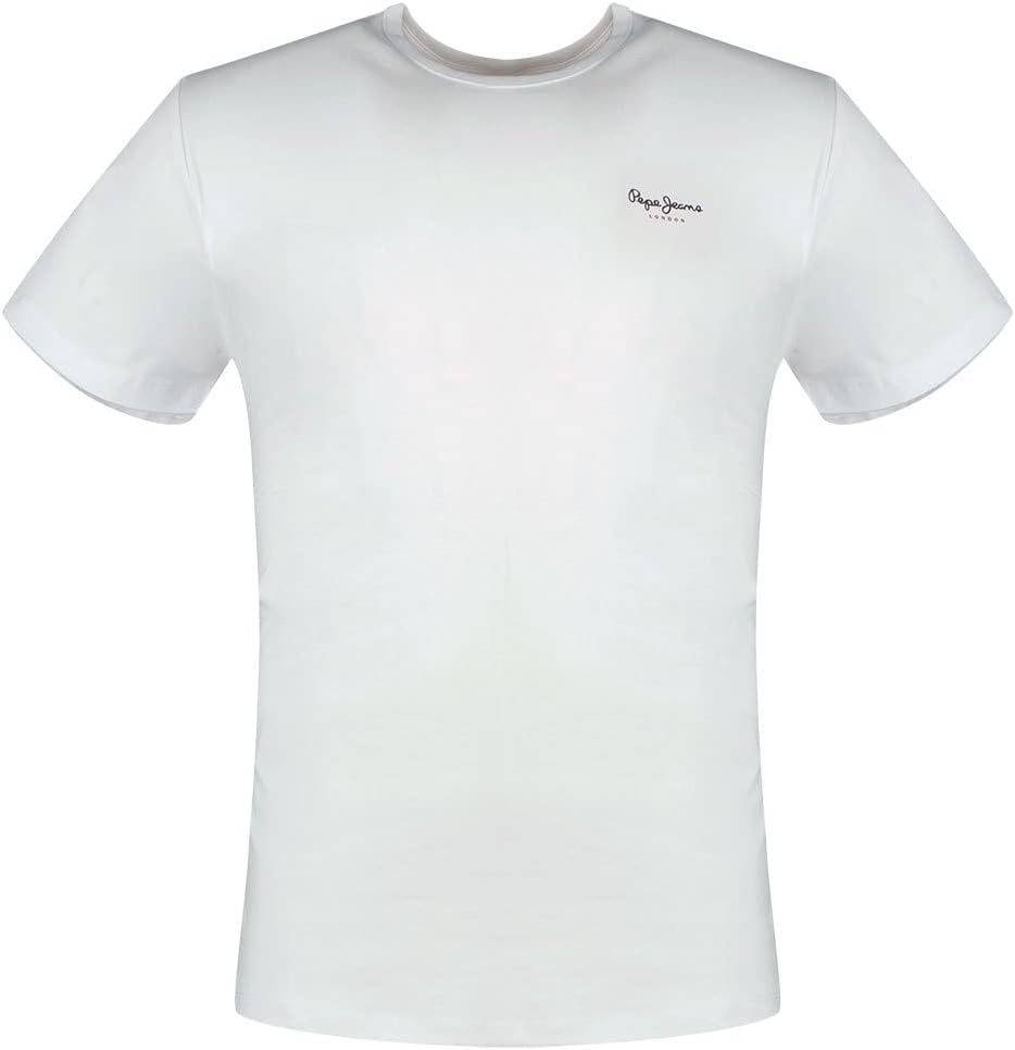 Detalle de Pepe Jeans Original Basic 3n T-Shirt Uomo (Pacco da 1)