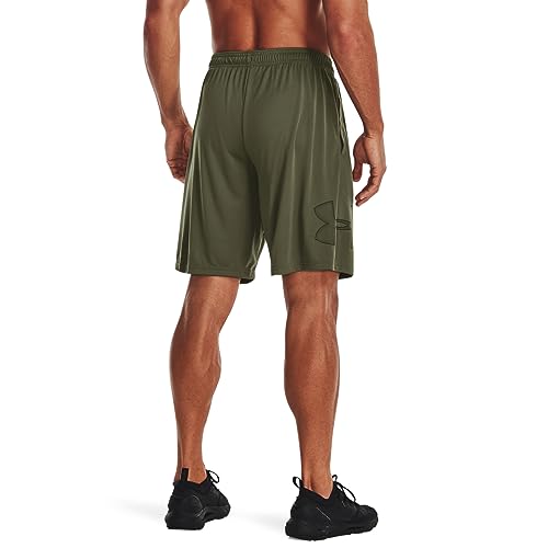 Thumbnail 1 de Under Armour Tech Graphic Short para hombre (Marine Od Green) – shorts deportivos ligeros y con bolsillos de malla