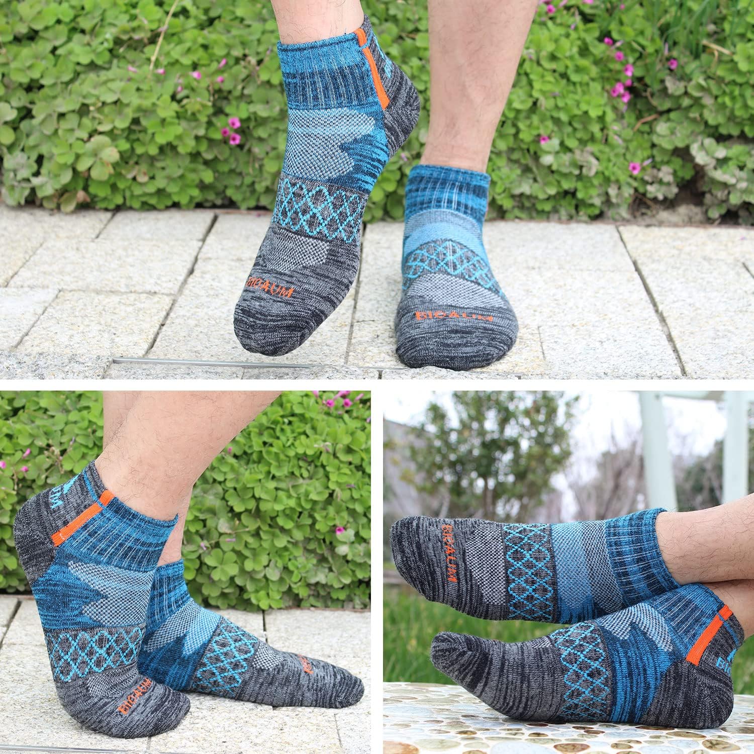 Thumbnail 1 de BIOAUM Men’s Athletic Socks 10-13, 6 Pairs