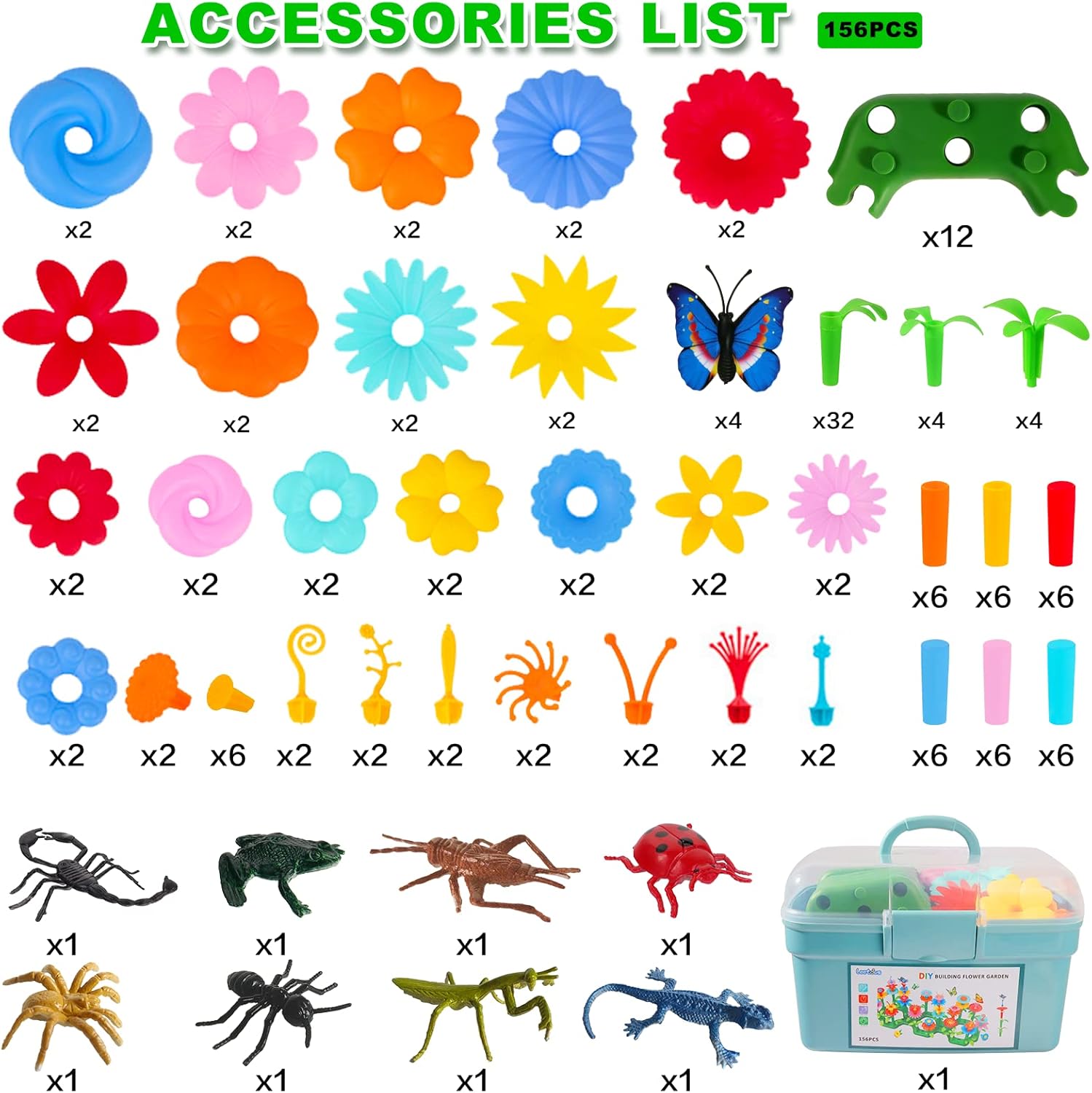 Thumbnail 5 de Insect Flower Garden STEM Set, 156 PCS