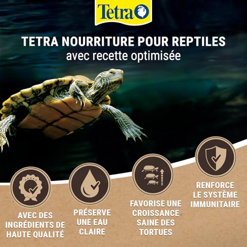 Detalle de TETRA ReptoMin Sticks Tortues d’Eau 1 L — alimentation complète pour tortues d’eau