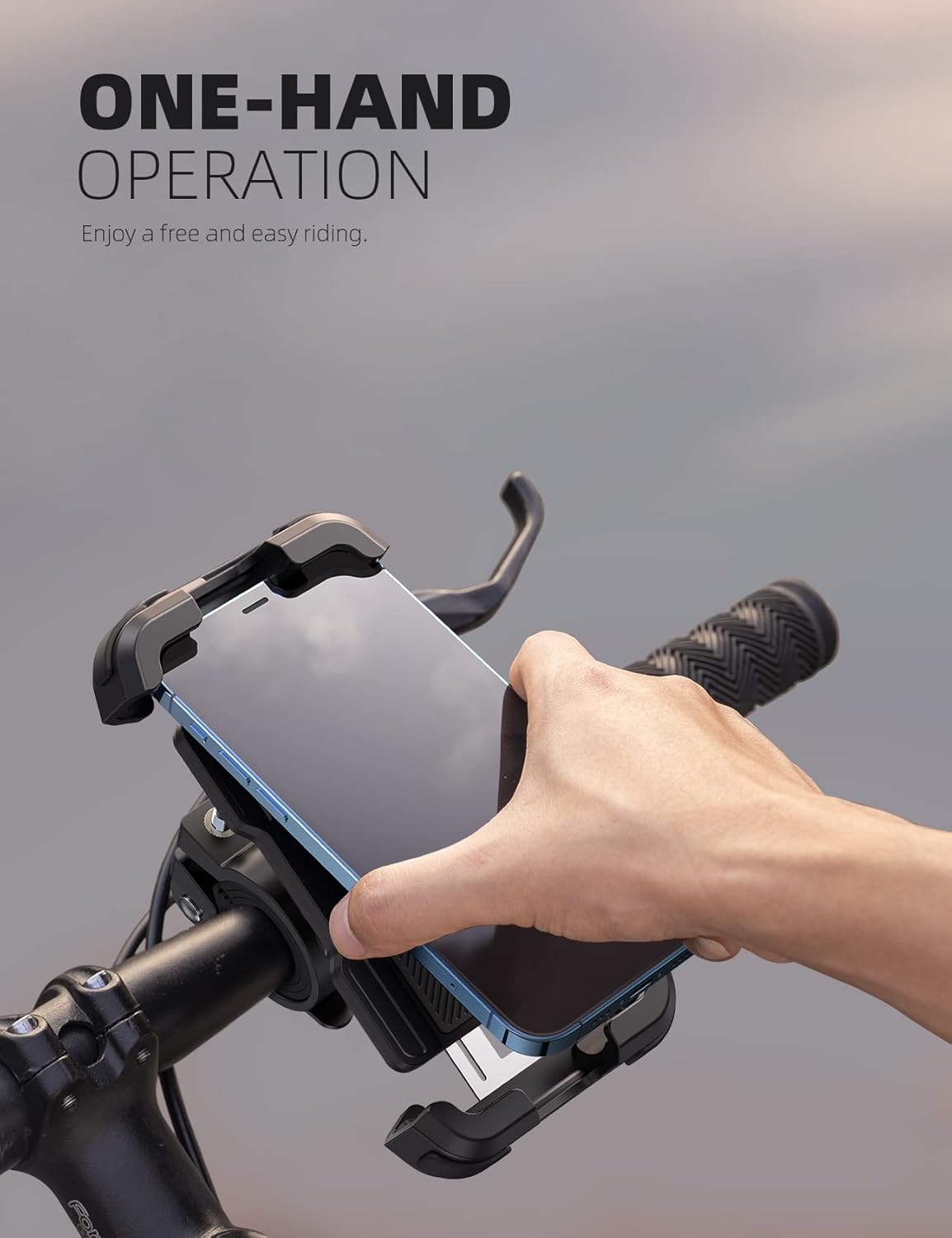 Detalle de Lamicall BP03 360° Bike Phone Holder