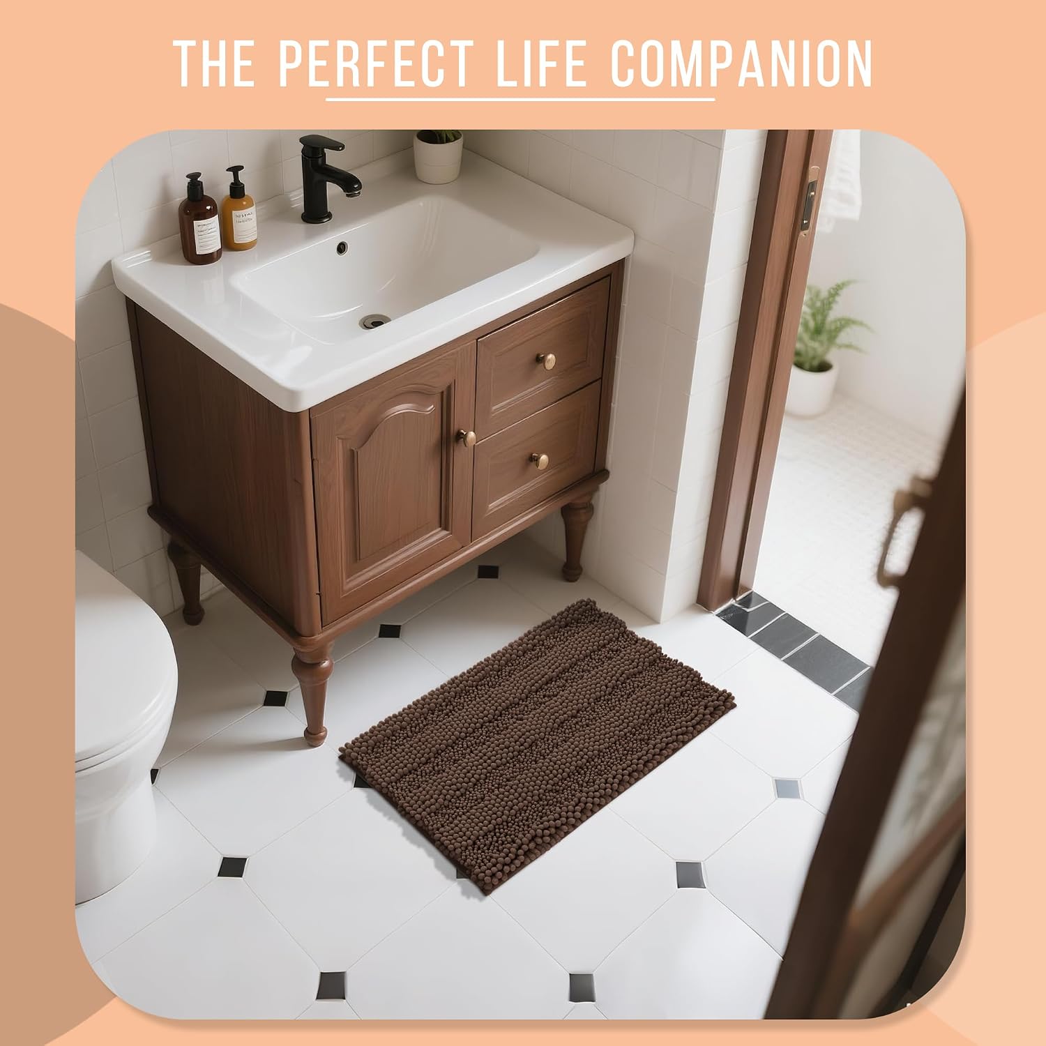 Thumbnail 6 de Yimobra Bathroom Rug Mat 24 x 17 bath mat