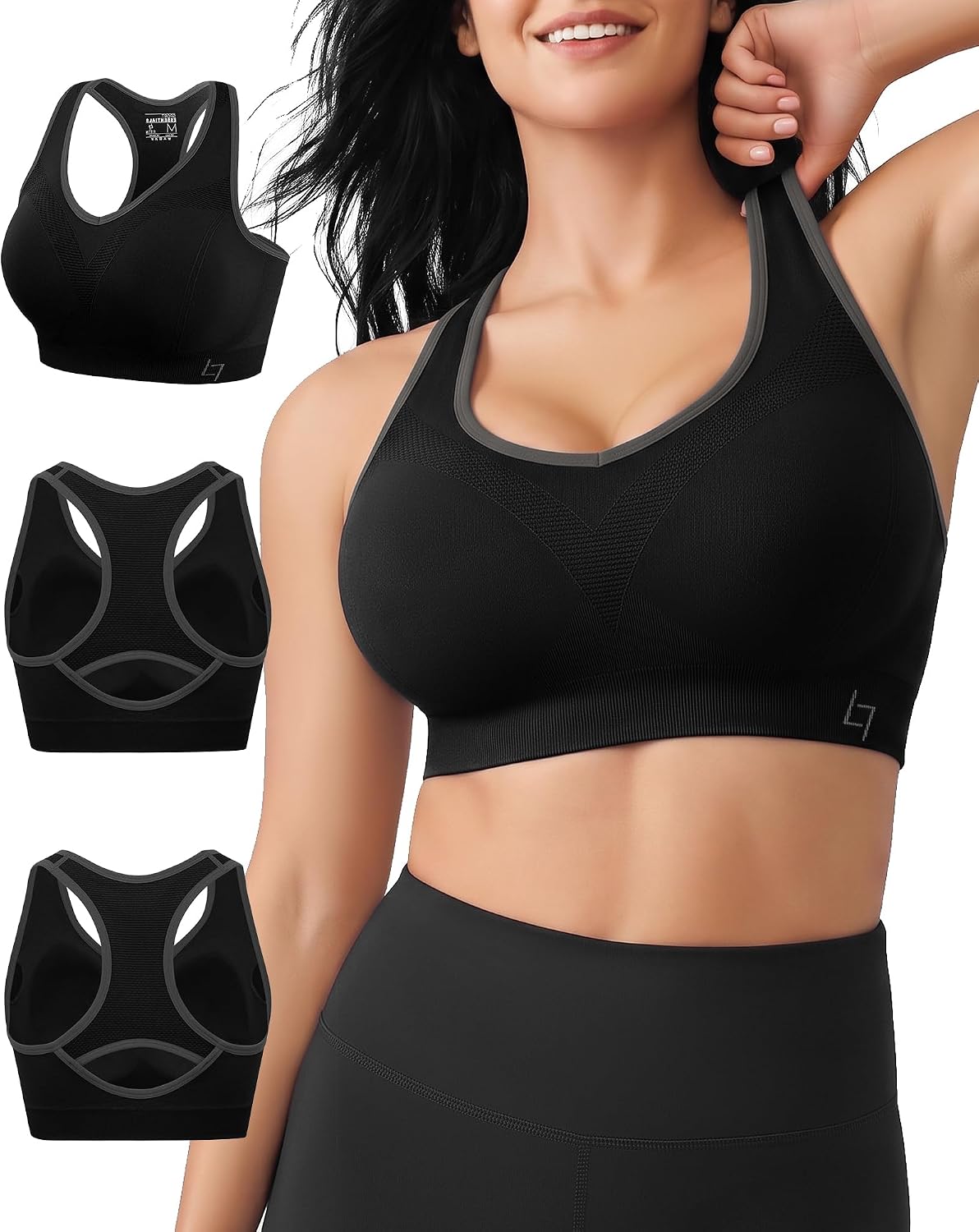 Detalle de FITTIN Racerback Sports Bra 85% Support