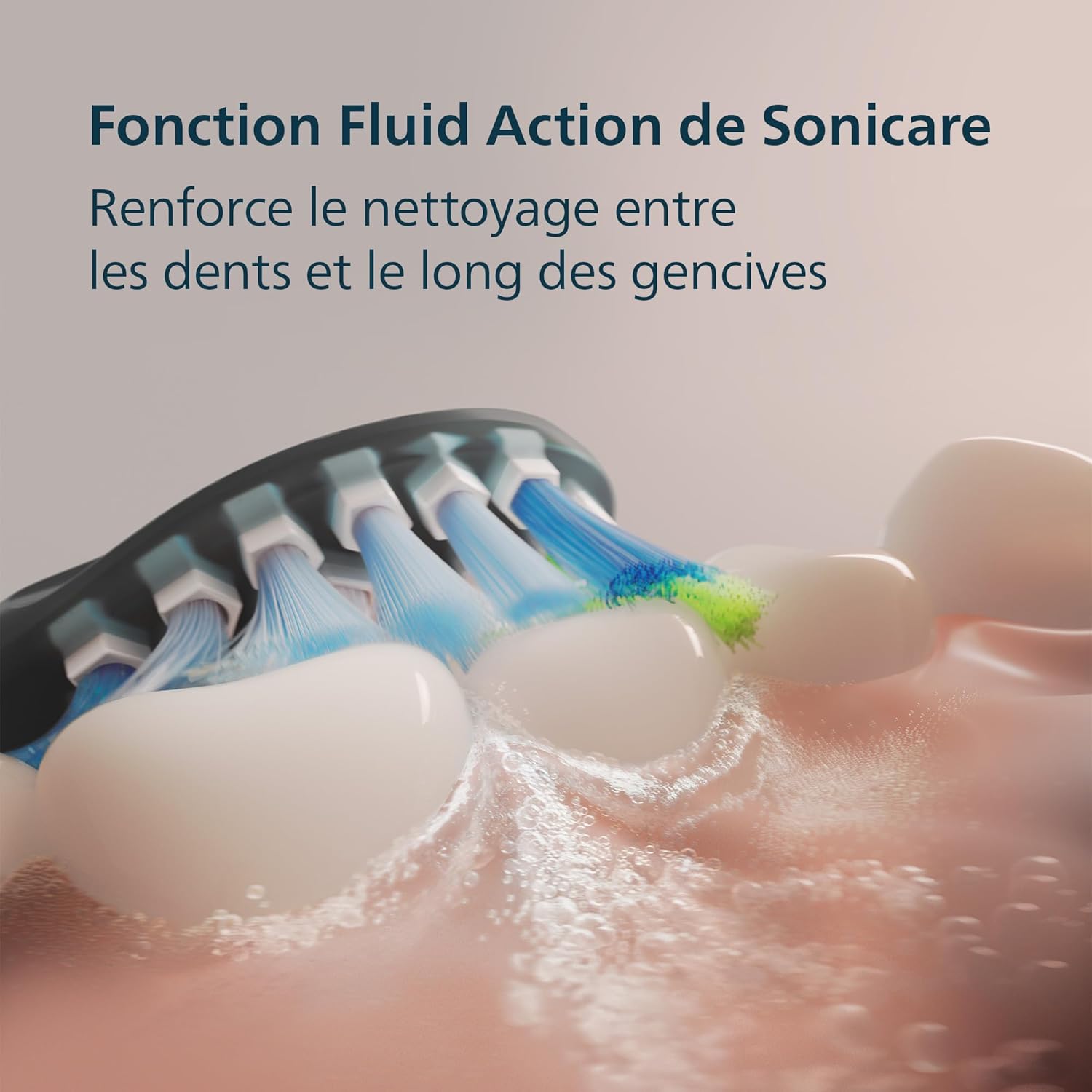 Detalle de Philips Sonicare DiamondClean 9000 – Lot de 2 brosses électriques connectées HX9914/61, Noir Rose or