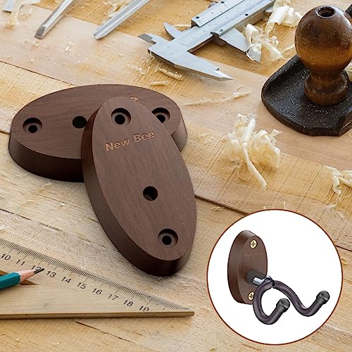 Detalle de New Bee Guitar Wall Mount Hanger – Solid V-Shaped Bracket for All Sizes (UK)
