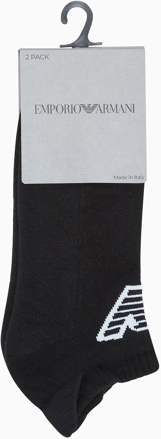 Detalle 2 de Emporio Armani 2-pack Sneaker Socks Chaussettes Homme – Confort et élégance pour le quotidien