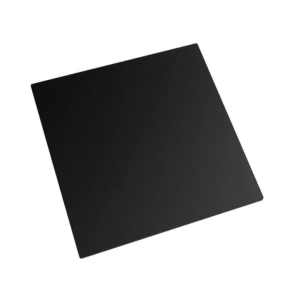 Detalle de Small Parts 5NEO70-0250-12-12 Neoprene Sheet, 70A, Black, 0.25 in