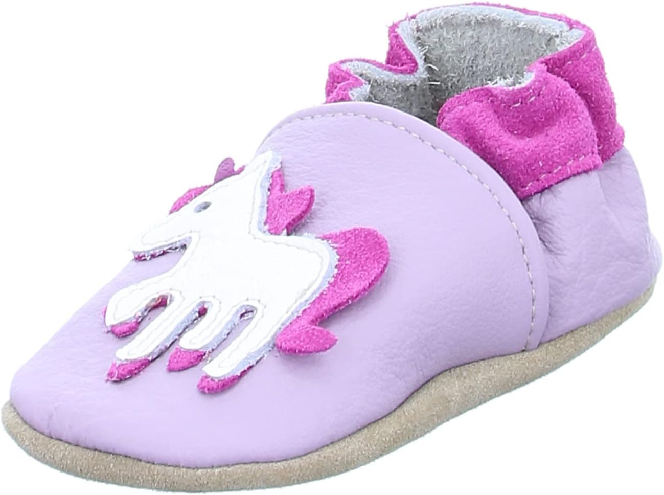 Thumbnail 3 de Beck Mädchen Krabbelschuh mit Motiv – Lauflernschuh zum Krabbeln für Mädchen