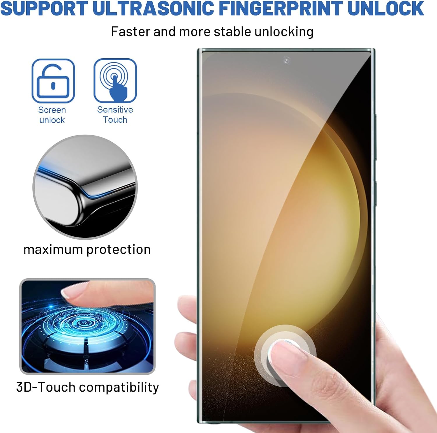 Detalle de Galaxy S23 Ultra Screen Protector 3-Pack