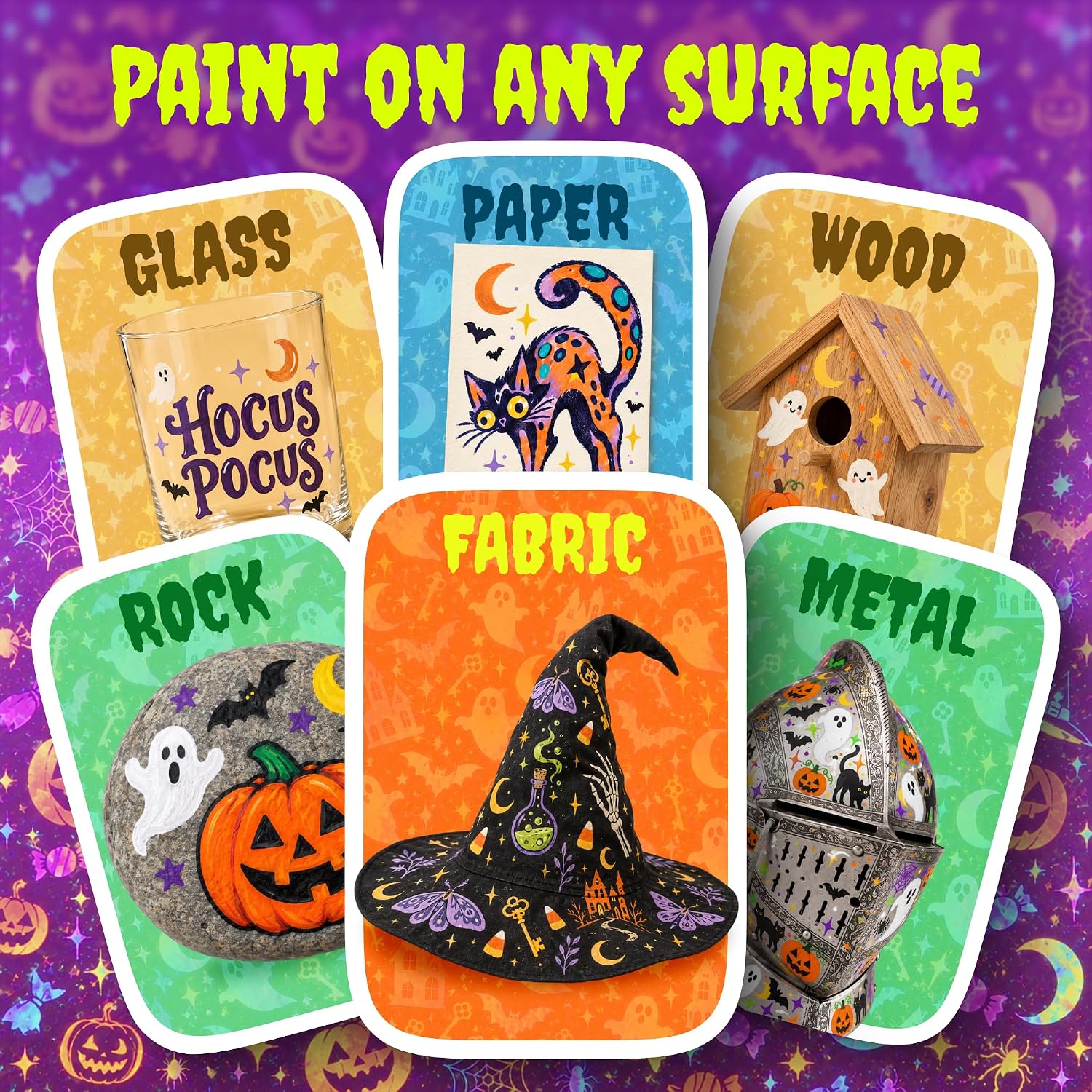 Thumbnail 3 de Artistro ARTISTRO 36 Acrylic Paint Markers (Dual-Tip Brush + Fine) for Fabric, Glass, Wood & DIY