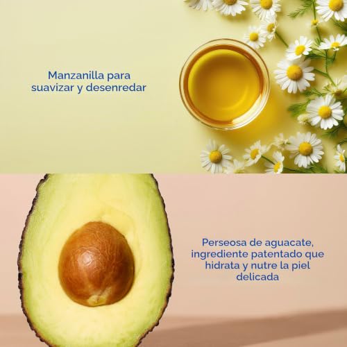 Detalle 2 de Mustela Champú con Perseosa de Aguacate BIO y Camomila para bebé, niños y toda la familia (500 ml)