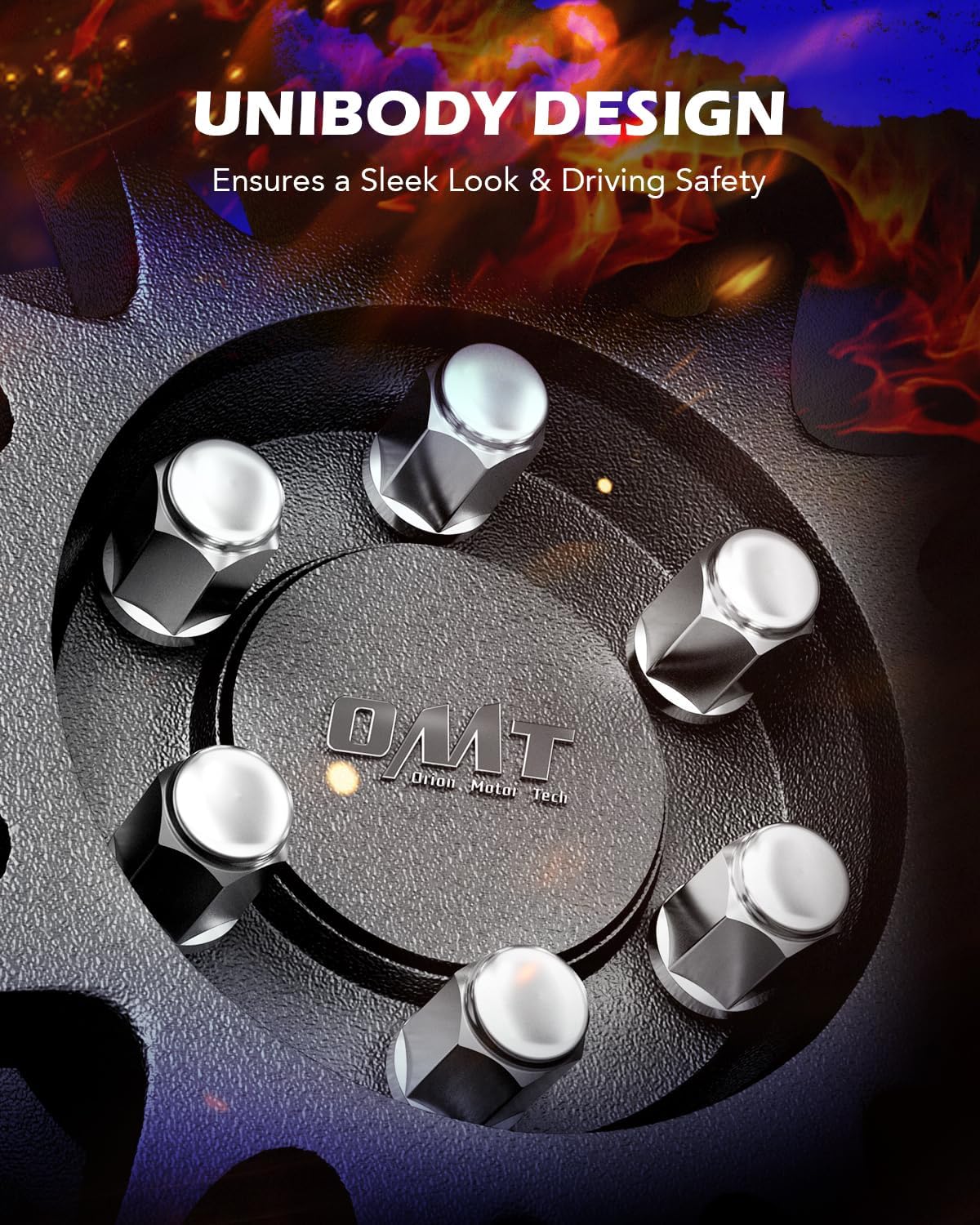Detalle de Orion Motor Tech 24-Piece 1/2-20 Lug Nuts Chrome