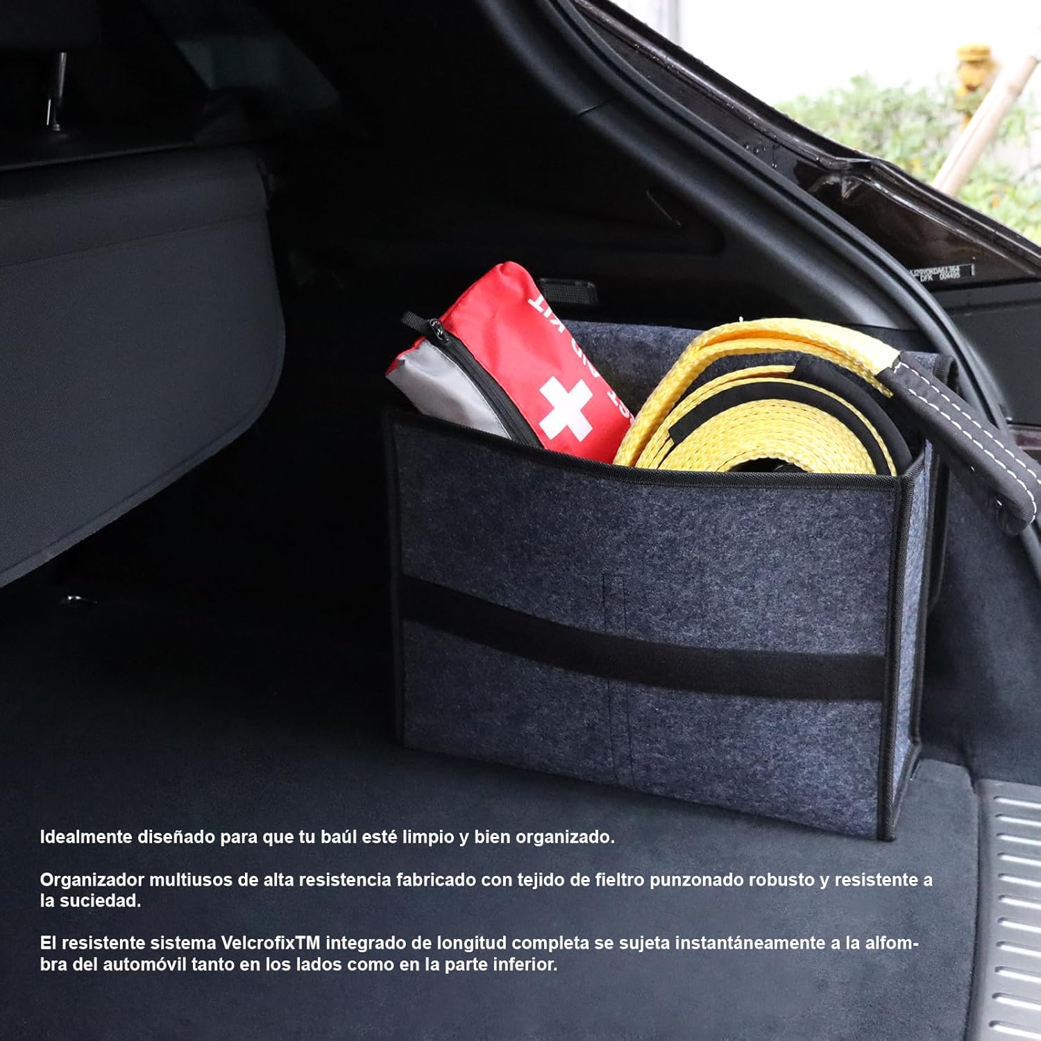 Thumbnail 4 de ENERFERO faltbarer Kofferraum-Organizer für Auto, SUV & LKW – mehrzweck Aufbewahrungsbox mit rutschfester Unterseite