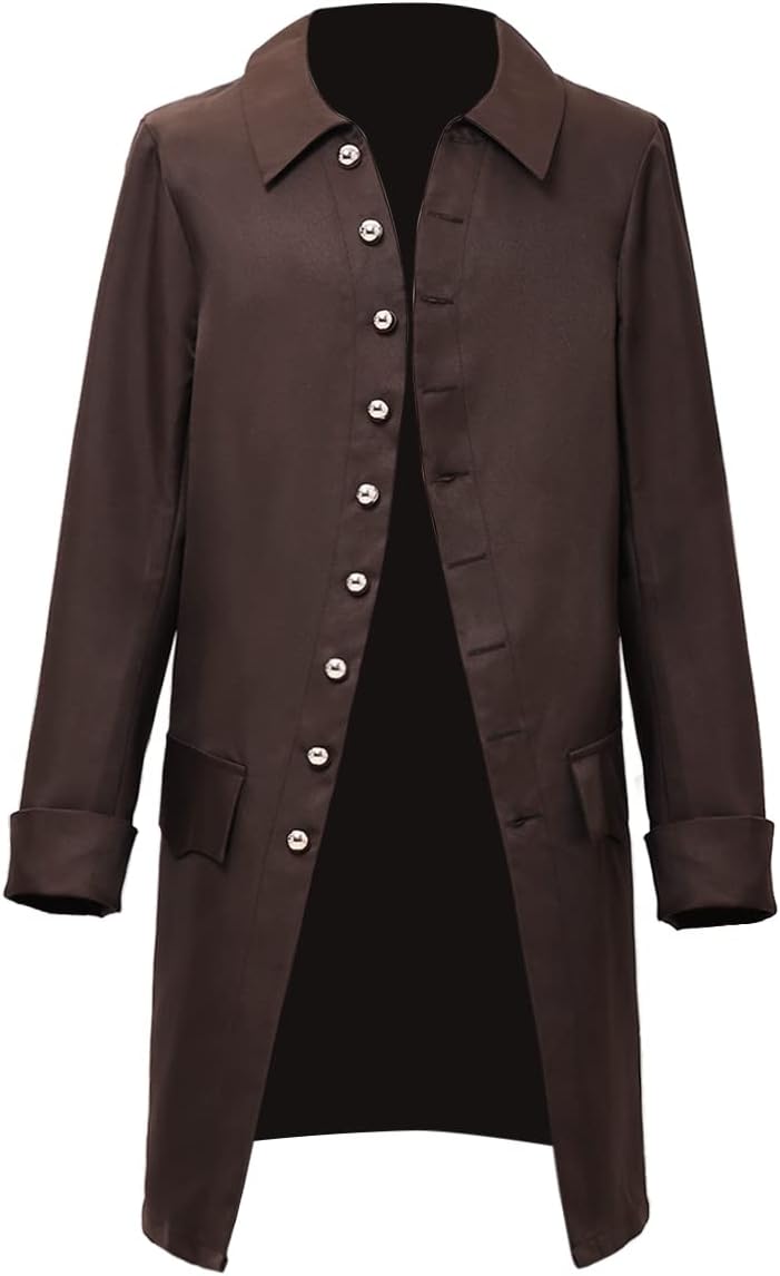 Thumbnail 6 de BLESSUME Men’s Colonial Renaissance Pirate Coat (single-breasted) – costume outerwear
